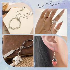 300 шт. 3 стиля соединительных колец из нержавеющей стали 304 STAS-BBC0004-97