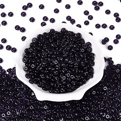 Perles de rocaille en verre de couleurs transparentes&nbsp;SEED-Q042-01A-B04