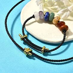 Браслеты и ожерелья из натуральных драгоценных камней rondelle chakra G-P561-01G-01