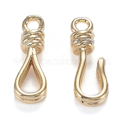 Крюк и глаз латунные застежки KK-F120-016G