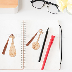 8 шт. 8 бамбуковых закладки в старинном стиле AJEW-GO0001-48