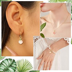 10 шт. 2 стиля подвески из натурального агата персикового цвета KK-CJ0003-24