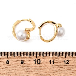 Круглые серьги-кольца из латуни EJEW-P331-02G