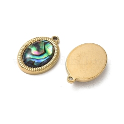 Natur Paua Muschel Anhänger&nbsp;STAS-G397-08G-02