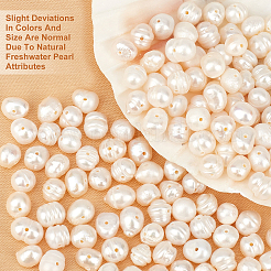 2 нитка натурального культивированного пресноводного жемчуга класса B PEAR-BBC0001-06