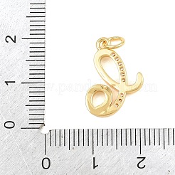 Pendentifs en laiton zircon cubique transparent&nbsp;CU-CBA7939-01C-G
