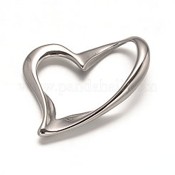 Кольца в форме сердца из нержавеющей стали 304&nbsp;LS-STAS-L162-10