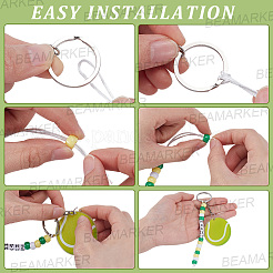 Kits de fabrication de porte-clés bricolage&nbsp;DIY-BM0002-29B