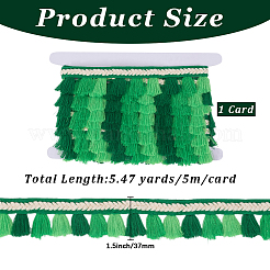 5 м полиэстеровой кружевной бахромы в этническом стиле&nbsp;SRIB-CY0001-03B