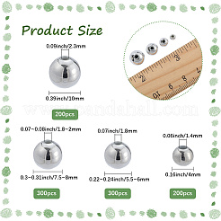 1000 шт. 4 вида бусин из АБС-пластика KY-SP0001-45S