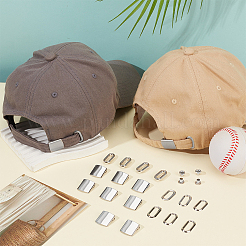 40 комплект железных бейсболок с пряжкой и ремешком для крепления FIND-BC0014-10P