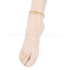 Многорядные браслеты из нержавеющей стали 304 с ионным покрытием (IP) AJEW-AN00332-03