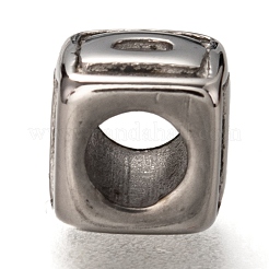 Perles européennes en acier inoxydable 304 résistant au ternissement&nbsp;OPDL-L020-001D