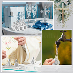 12 шт. стеклянные пустые бутылки для святой воды для религиозных целей AJEW-GA0008-90A-AS