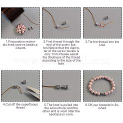 Застежками винт латунный KK-PH0035-65