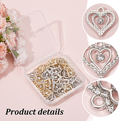 Подвески из сплава 60шт 2 цветов FIND-UN0016-34