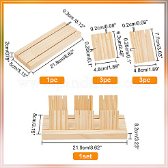 1 набор деревянных подставок для сережек на 2 слота EDIS-DR0001-07B