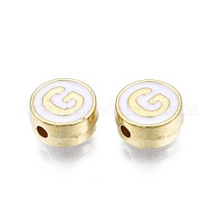 Perline smaltato in lega&nbsp;ENAM-N052-006-01G-RS