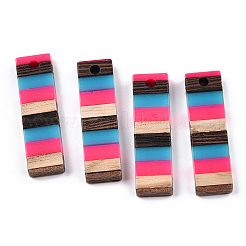 Подвески из непрозрачной смолы и ореха RESI-TAC0017-47-C01