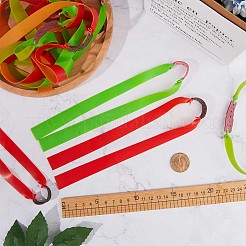 10 pieza de goma elástica de 2 colores compatible con catapulta de cuero PU&nbsp;FIND-GF0004-76