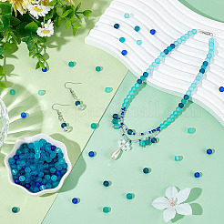 5 цвет прозрачных стеклянных бусин наборы&nbsp;FGLA-PH0001-11A-01