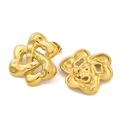 Серьги-гвоздики из нержавеющей стали 304 с ионным покрытием (IP) EJEW-H013-27G