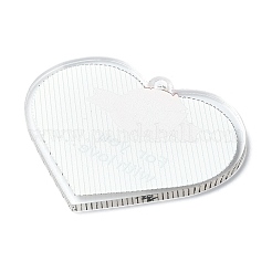 Pendentif acrylique transparent saint valentin&nbsp;OACR-A025-02E