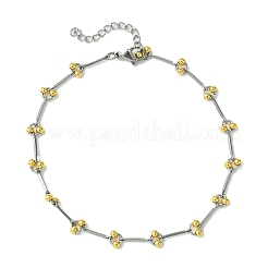 Chaînes de cheville à maillons en acier inoxydable 201 pour femmes&nbsp;AJEW-AN00640