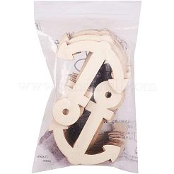 Pendentifs en bois de coton environnement&nbsp;WOOD-NB0001-67