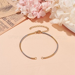 Изготовление браслетов из коробчатых цепей из нержавеющей стали 304&nbsp;AJEW-JB01113-01