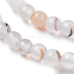 Нити из натурального дендритного агата G-I261-B03-4mm