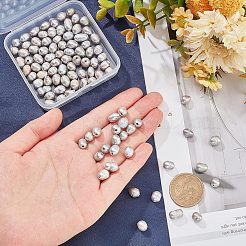 Жемчужные бусины с большими отверстиями PEAR-NB0001-50