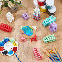 36 шт. 6 цвета pp пластиковый стул миниатюрные украшения&nbsp;AJEW-BC0009-48