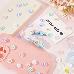 200 шт. кабошоны из непрозрачной смолы для декодирования RESI-SC0003-38