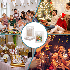 Прямоугольные бумажные подарочные пакеты ABAG-WH0044-39B