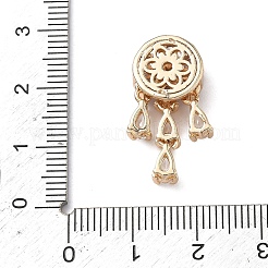 Латунные микро проложить кубического циркония подвески&nbsp;KK-C168-21G-01