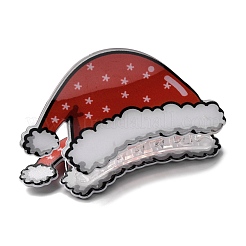 Рождественские пластиковые заколки-коготь&nbsp;LS-PHAR-K006-01B