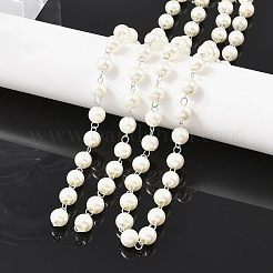 Стекла ручной работы из бисера жемчужные ожерелья цепи для / браслеты делает&nbsp;AJEW-PH00633-02