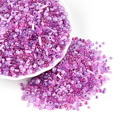 Смешанные гальванические и негальванические стеклянные бусины GLAA-SZC0007-02A