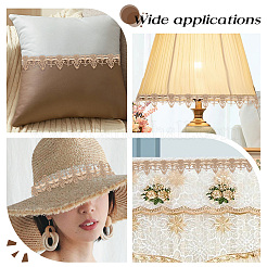 Металлизированная кружевная лента из полиэстера OCOR-OC0001-27