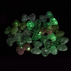 Светящиеся прозрачные акриловые бусины&nbsp;LACR-S001-06