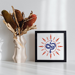 1 набор трафаретов для рисования на тему гадания и домашних животных DIY-MA0003-72