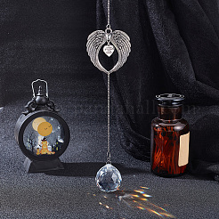 Подвесные украшения в виде крыльев ангела из сплава AJEW-WH20080-05A