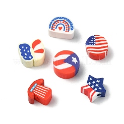 200шт бусины из полимерной глины ручной работы CLAY-CJ0002-06