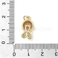 Латунные микро проложить кубического циркония подвески&nbsp;KK-C137-08G-02