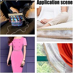 Лента для обрезки кружева из полиэстера&nbsp;OCOR-WH0082-33B