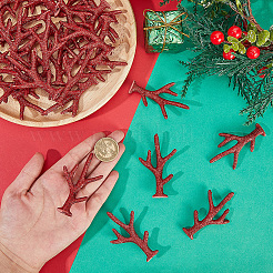 40шт. бархатная ветка снеговика из рогов оленя&nbsp;DOLL-GF0001-08A