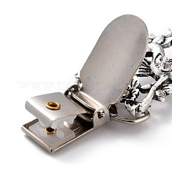 Винтажный сплав с зажимами для кардигана со стразами JEWB-B002-08AS