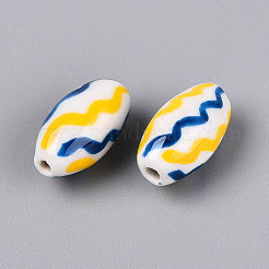 Фарфоровые бусины ручной работы PORC-T134-15C