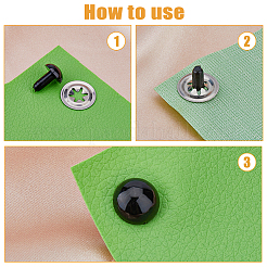 100 шт. пластиковые кукольные глаза DIY-FH0006-71